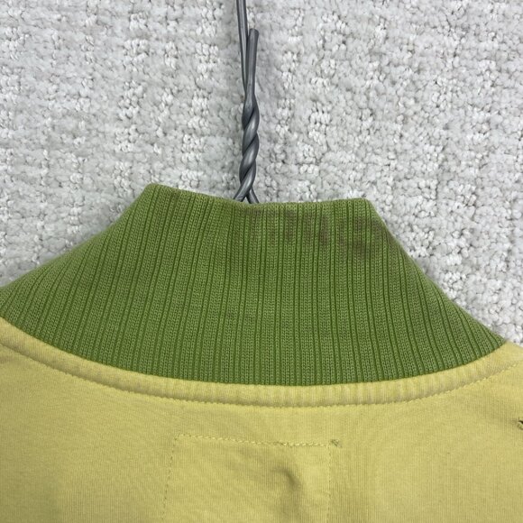 Y2K 00s Oakley Full Zip Sweatshirt Women’s Sz S Yellow / Green VTG Retro Read - Picture 12 of 16